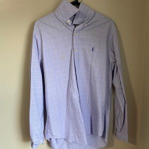 Men’s polo button down shirt.